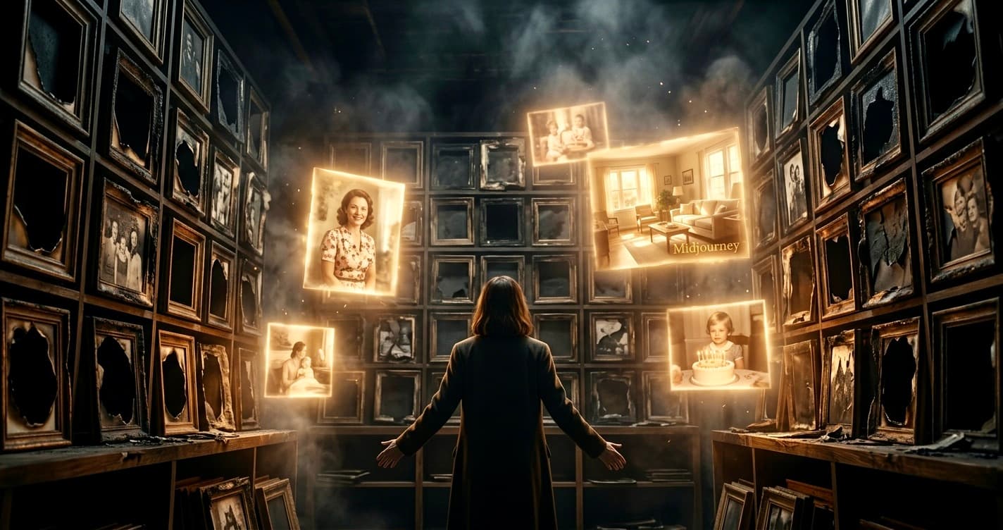 She Lost Everything in a Fire. Then She Described Her Family Photos to an AI—And Got Them Back.